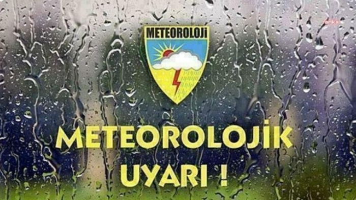 ÇAYBAŞI İÇİN SARI UYARI
